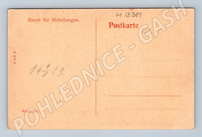 Pohlednice Macocha propast Moravský kras kolorovaná (M13381)