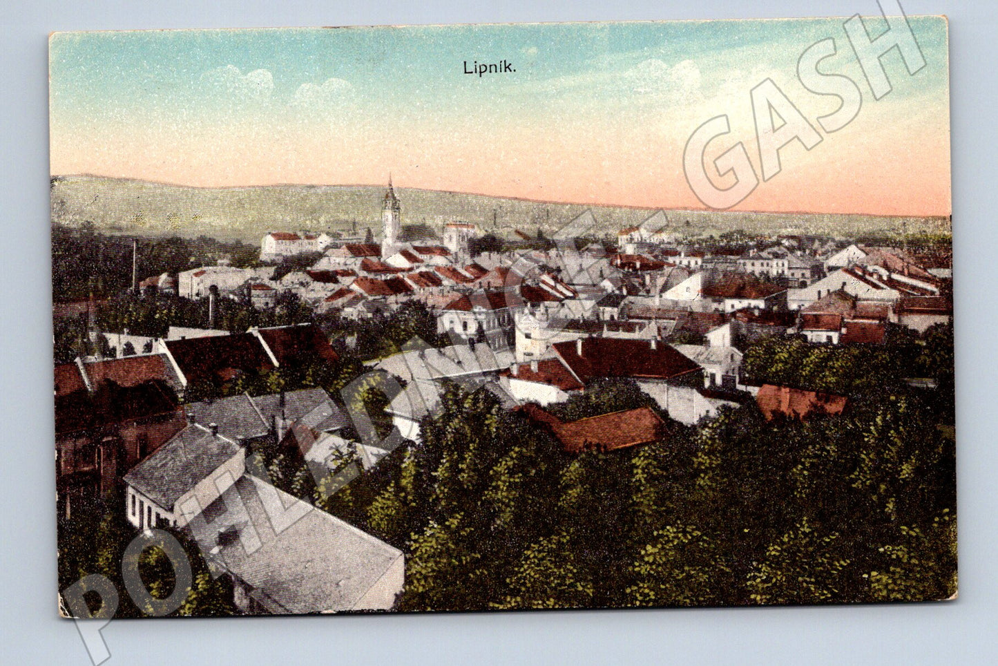 Pohlednice Lipník stará kolorovaná do 1950 (M13384)