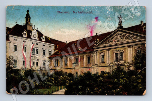 Pohlednice Olomouc Na biskupství poštou prošlá (M13391)