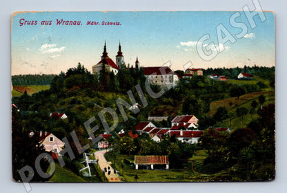 Pohlednice Vranov nad Dyjí historická odeslaná 1908 (M13393)