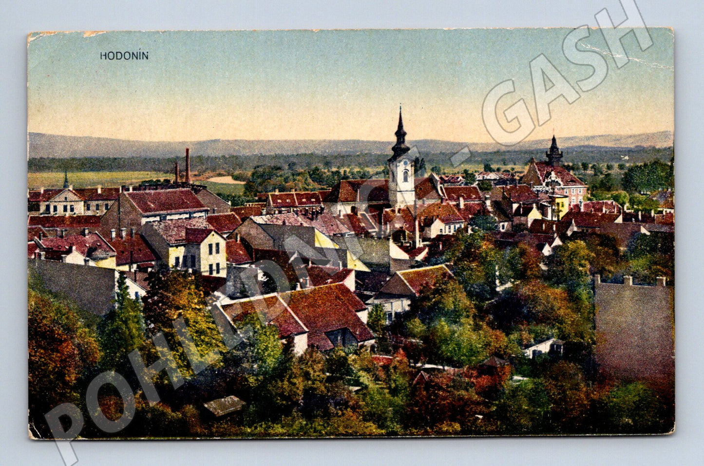 Pohlednice Hodonín kolorovaná do 1950 (M13396)