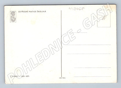 Pohlednice J. Mánes – malířství (M13468)