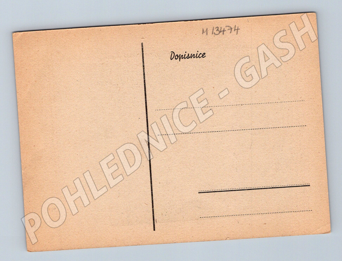 Pohlednice Dívka pod dubem (Česká pohlednice M13474)