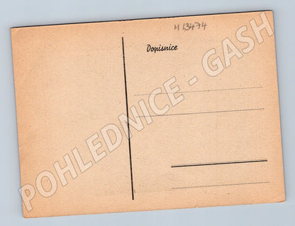 Pohlednice Dívka pod dubem (Česká pohlednice M13474)
