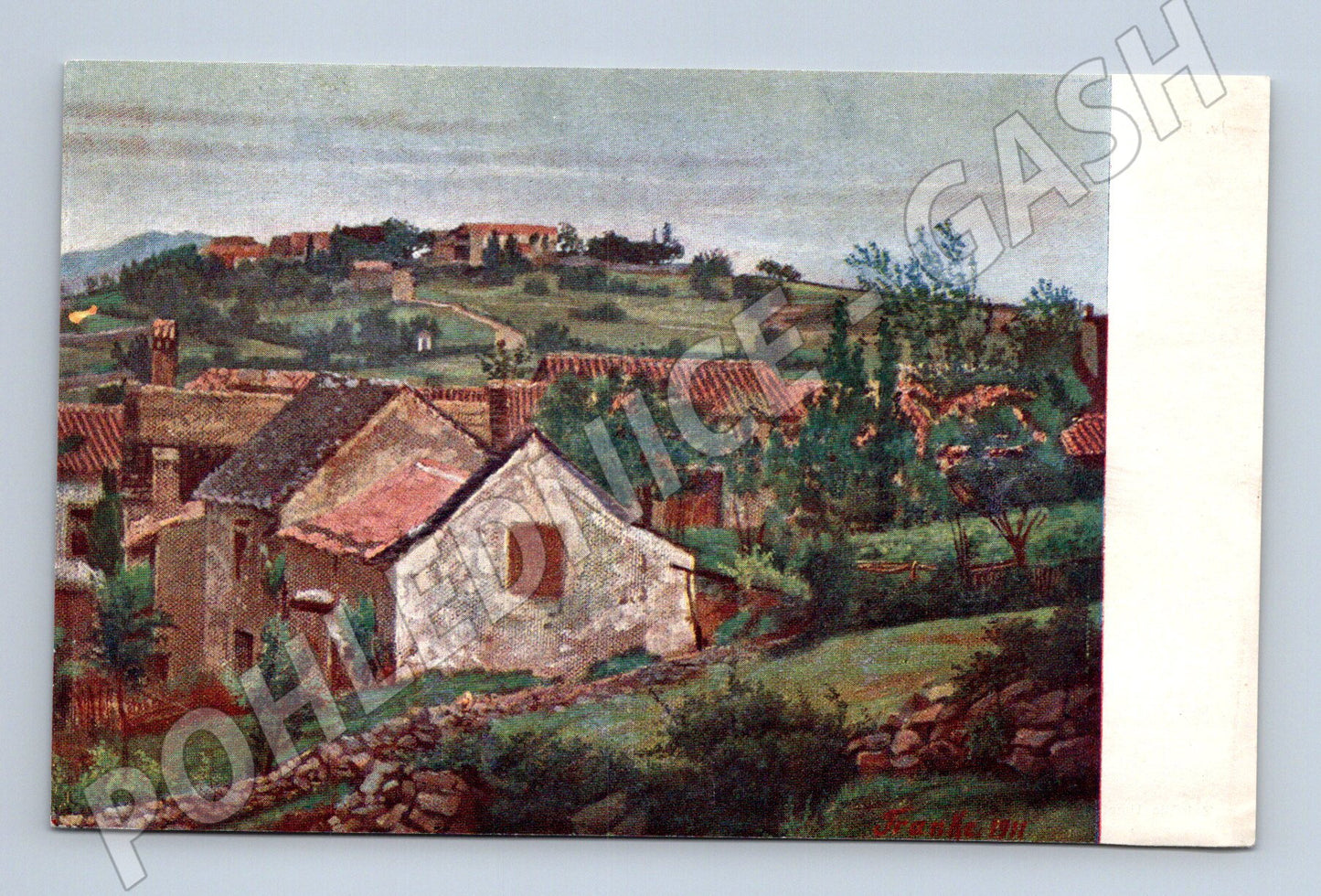 Pohlednice Doberdob, malířská krajina (M13485)