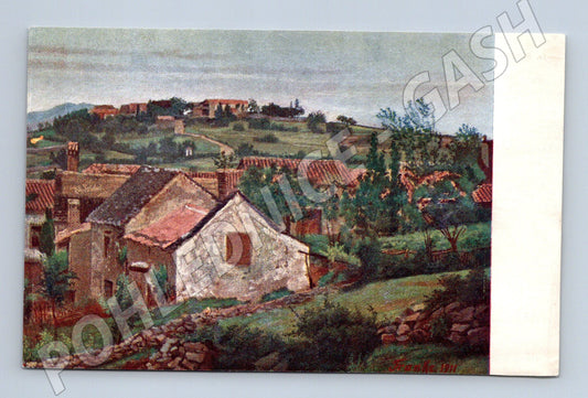 Pohlednice Doberdob, malířská krajina (M13485)