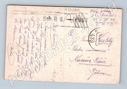 Pohlednice Romantická scéna polní pošta 439 (M13500)