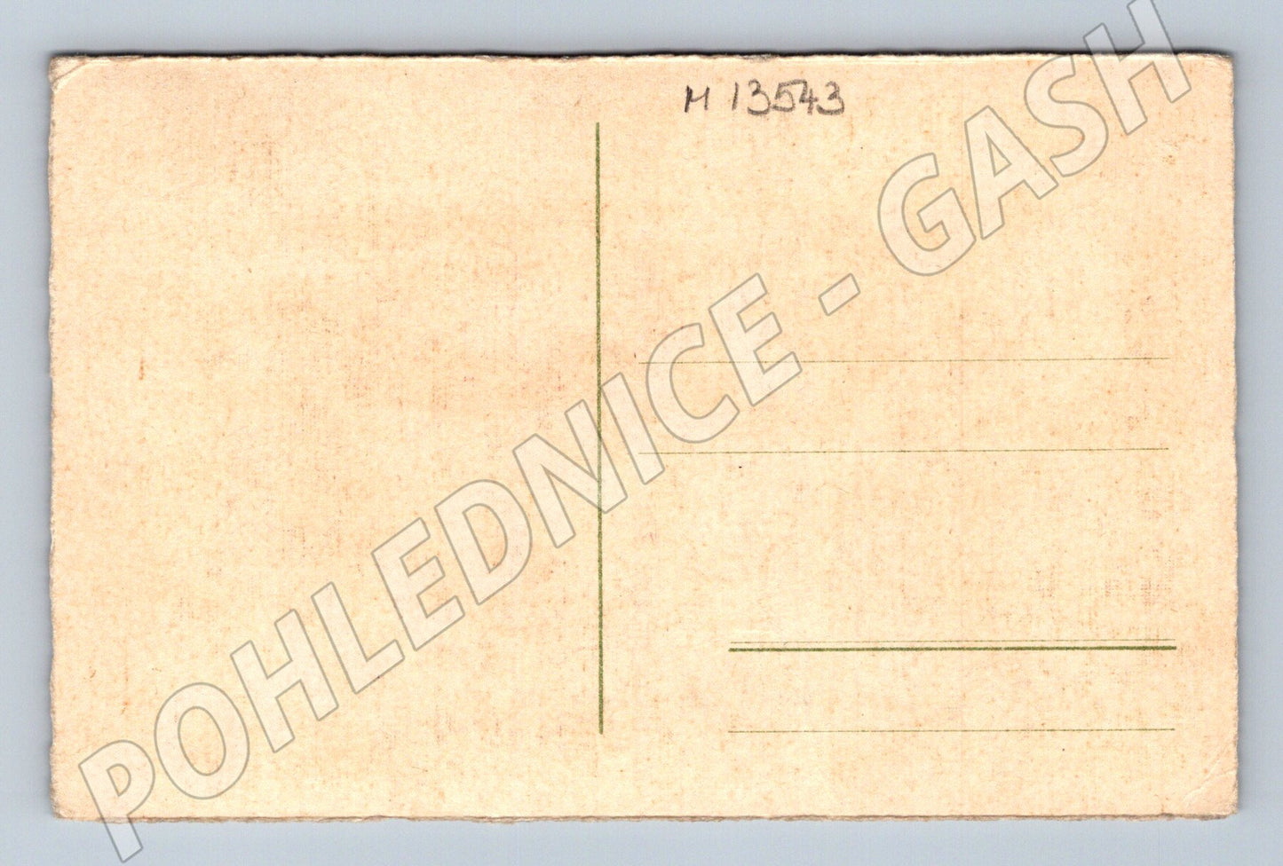 Pohlednice ženy v interiéru (M13543)