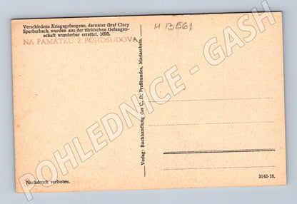 Pohlednice Bohosudov Osvobození zajatců 1695 (M13561)