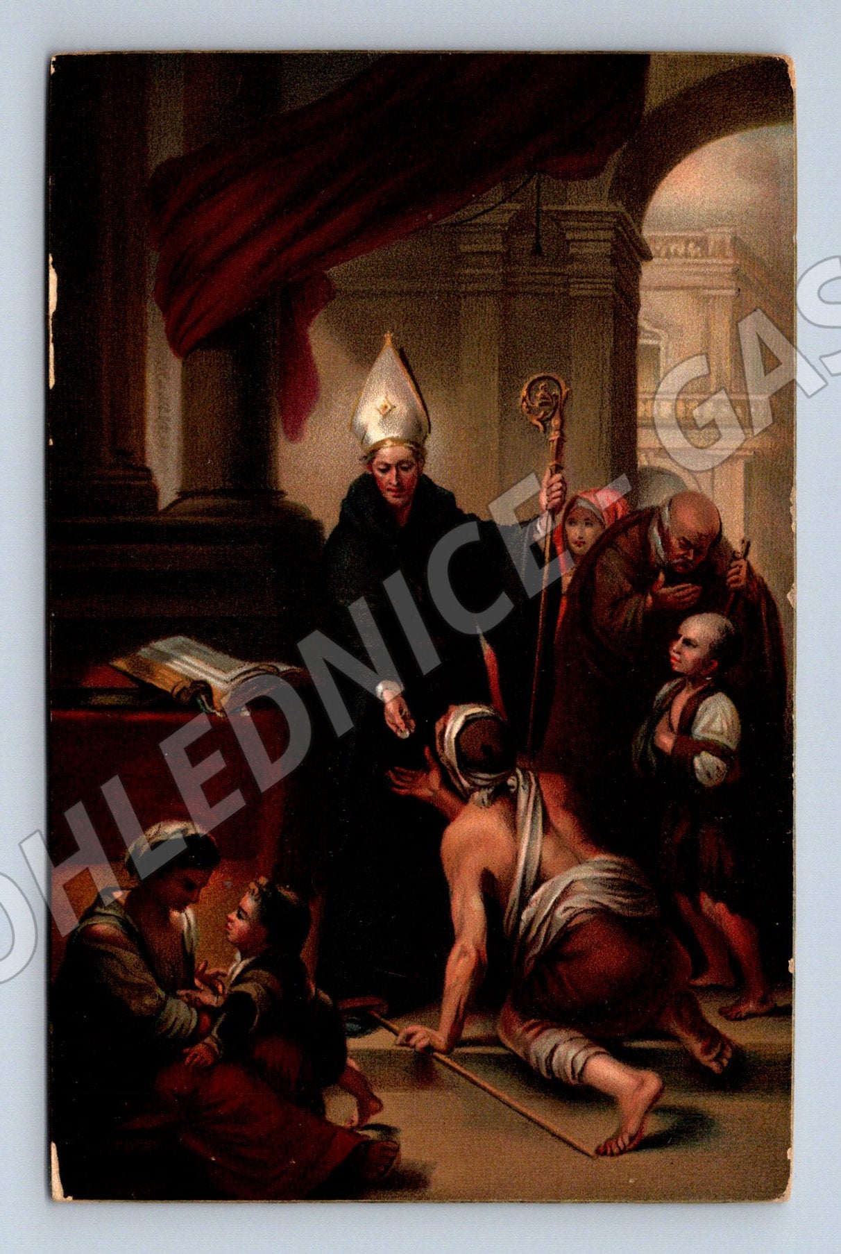 Pohlednice Murillo Santo Tomas de Villanueva (M13573)