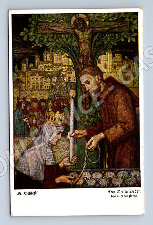 Pohlednice Třetí řád sv. Františka, Mnichov 1921 (M13579)