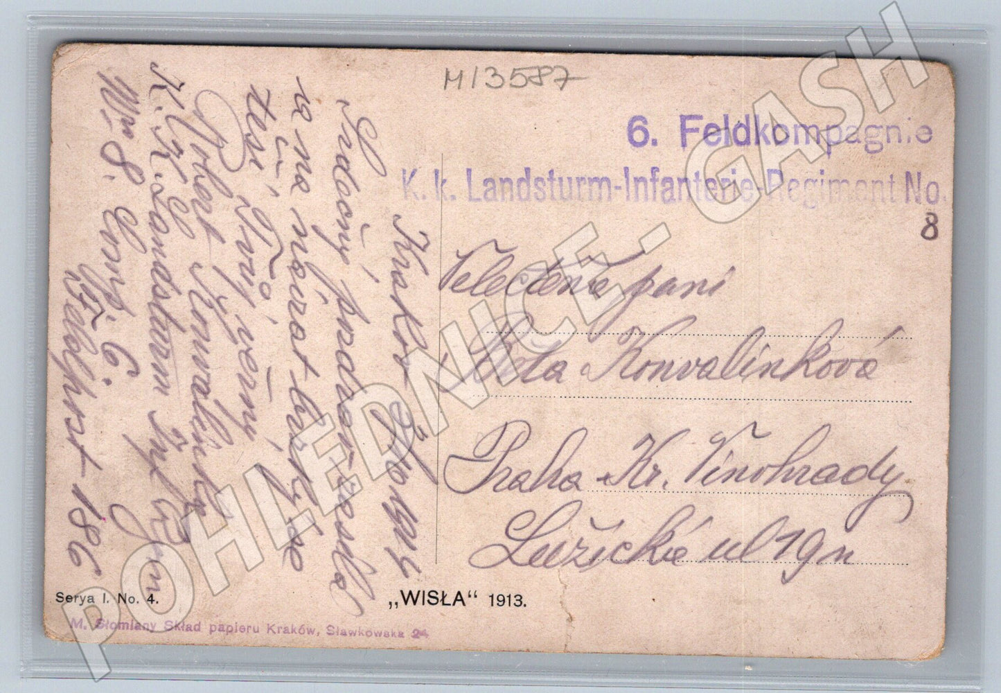 Pohlednice  pole, snopy, polní pošta (M13587)