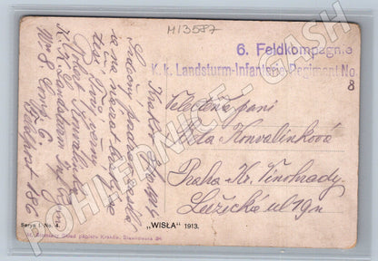 Pohlednice  pole, snopy, polní pošta (M13587)