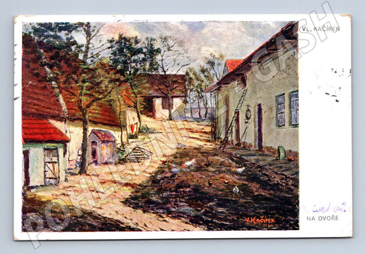Pohlednice Kačírek Na dvoře (V M13591)