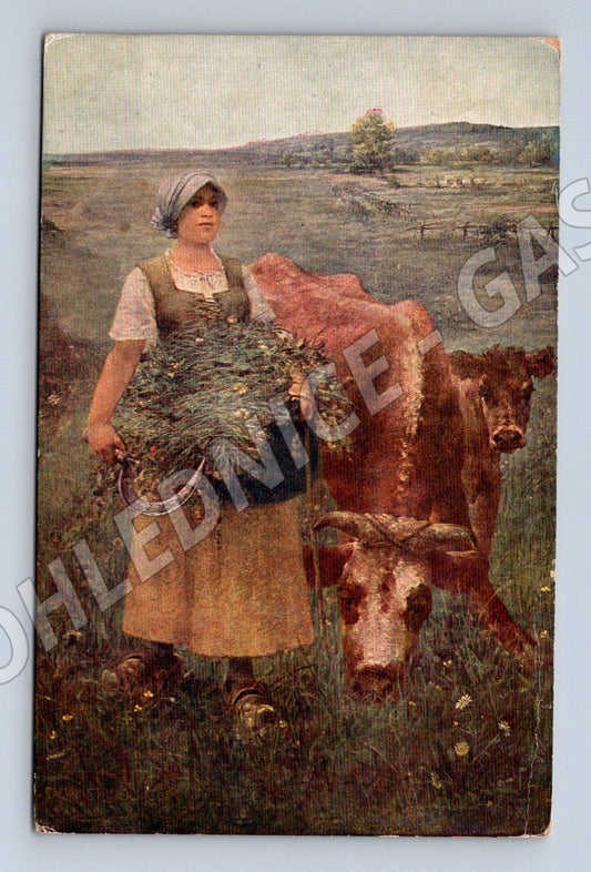 Pohlednice Na pastvě  F. Staněk, J. Plichta (M13600)