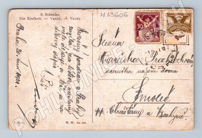 Pohlednice Secesní S. Solomko - Marnivost (M13606)