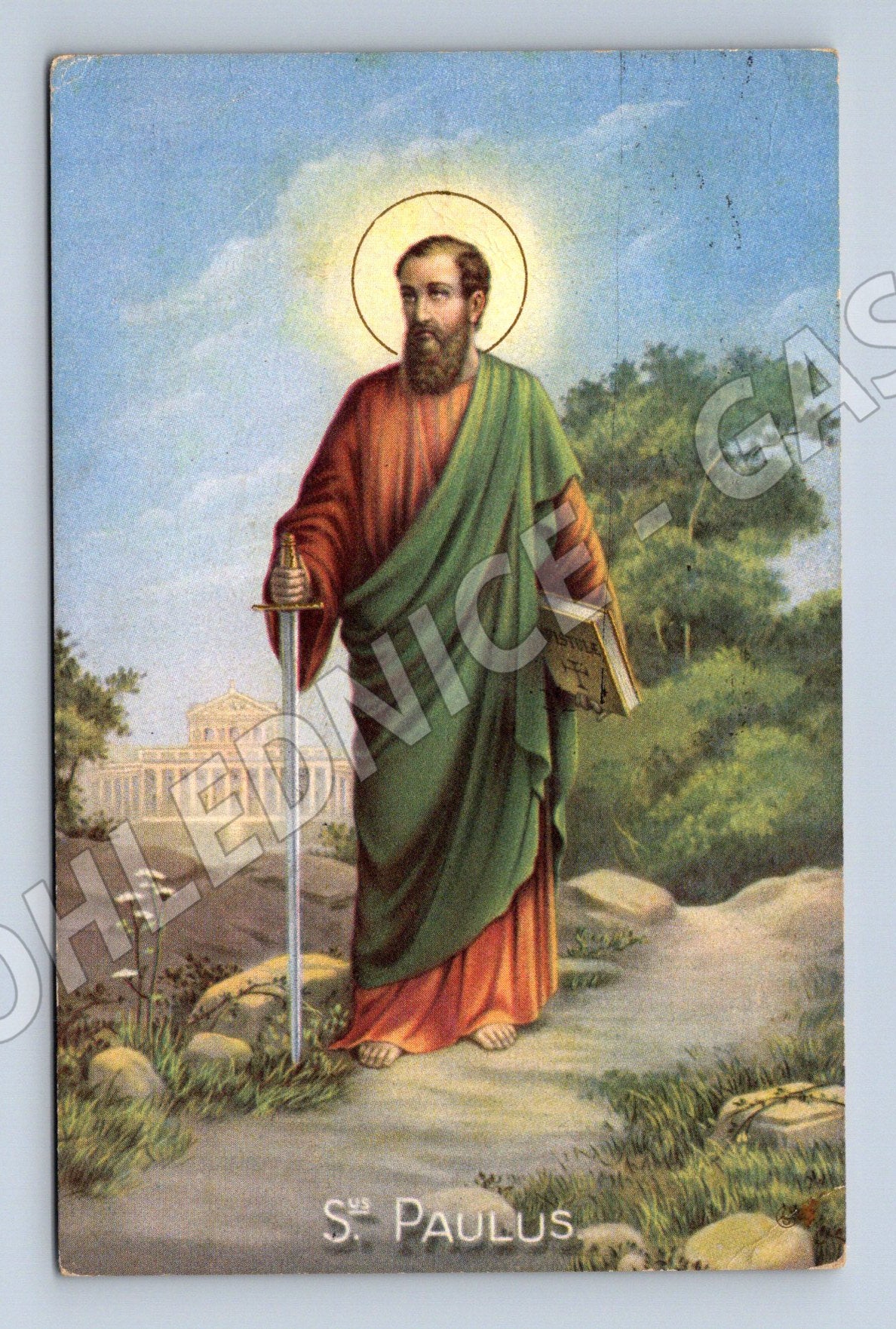 Pohlednice sv. Pavel - náboženský motiv (M13614)