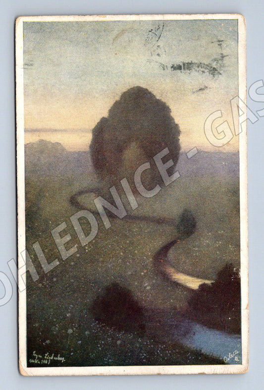 Pohlednice Silueta ženy Tuck’s Postkarte (M13636)