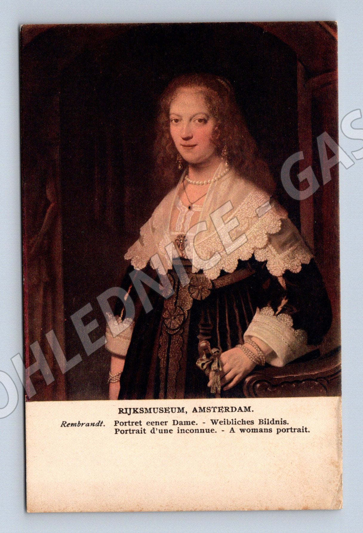 Pohlednice Rembrandt Portrét neznámé dámy (M13650)