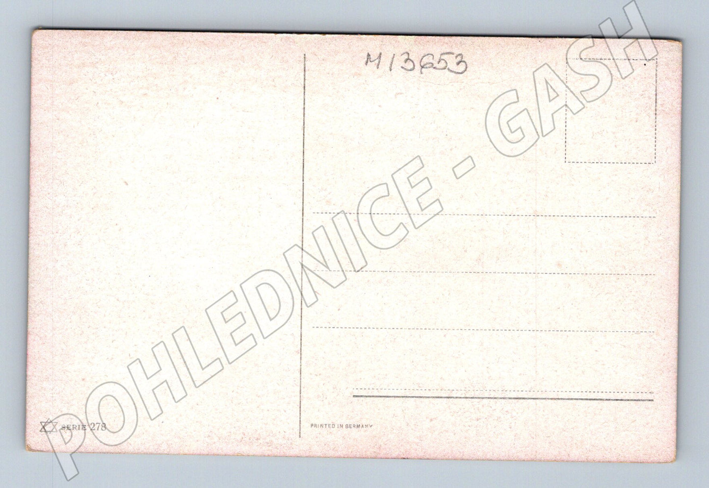 Pohlednice Venkovská rodina na poli (Serie 278) (M13653)