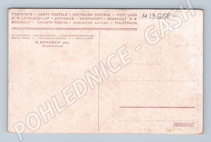 Pohlednice Karpatská vesnice etnografie (M13658)