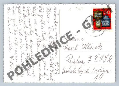 Pohlednice Vánoční Německo 1974 do ČSSR (M1367)