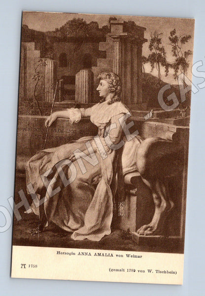 Pohlednice vévodkyně Anna Amalia (M13672)