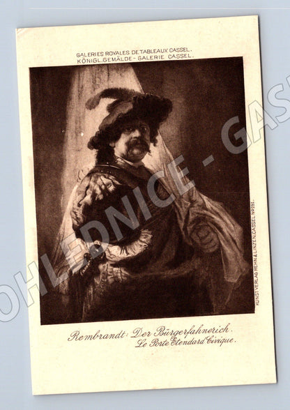 Pohlednice Rembrandt Der Buergerwachtmeister (M13673)