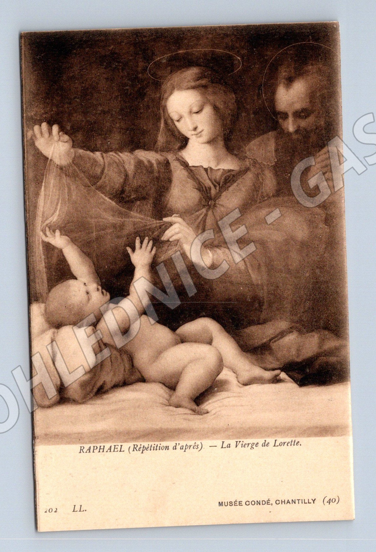 Pohlednice Raffael Madona s dítětem (M13676)