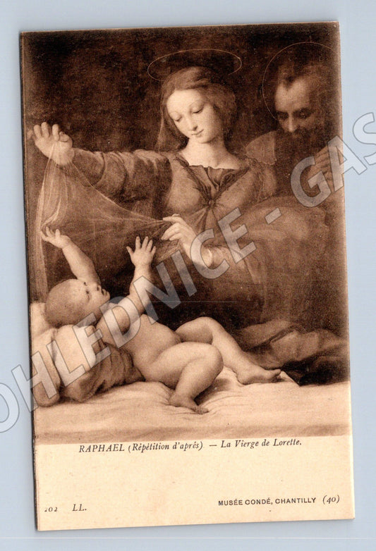Pohlednice Raffael Madona s dítětem (M13676)