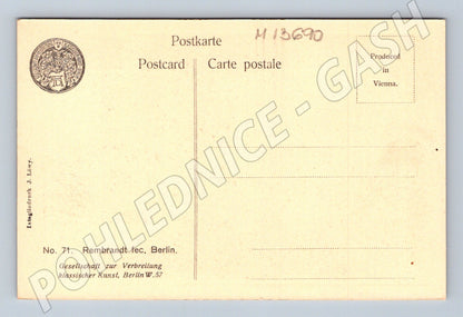 Pohlednice Rembrandt Portrét muže v přilbě (M13690)