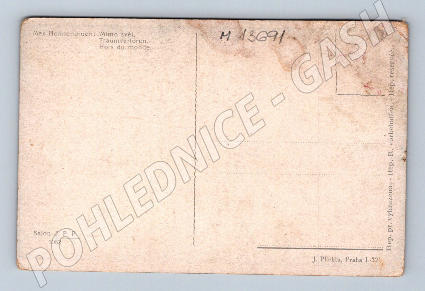 Pohlednice Mimo svět Max Nonnenbruch (M13691)