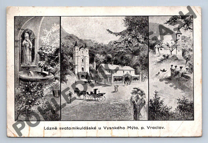 Pohlednice Vraclav Vysoké Mýto historická (M137)