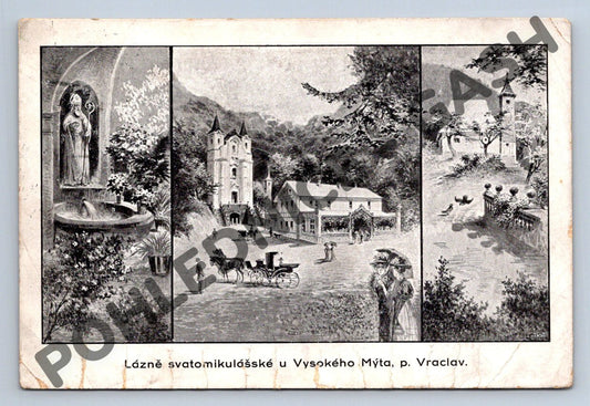 Pohlednice Vraclav Vysoké Mýto historická (M137)