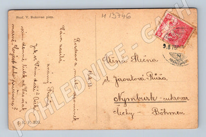 Pohlednice Sen básníka V. Bukovce (M13746)
