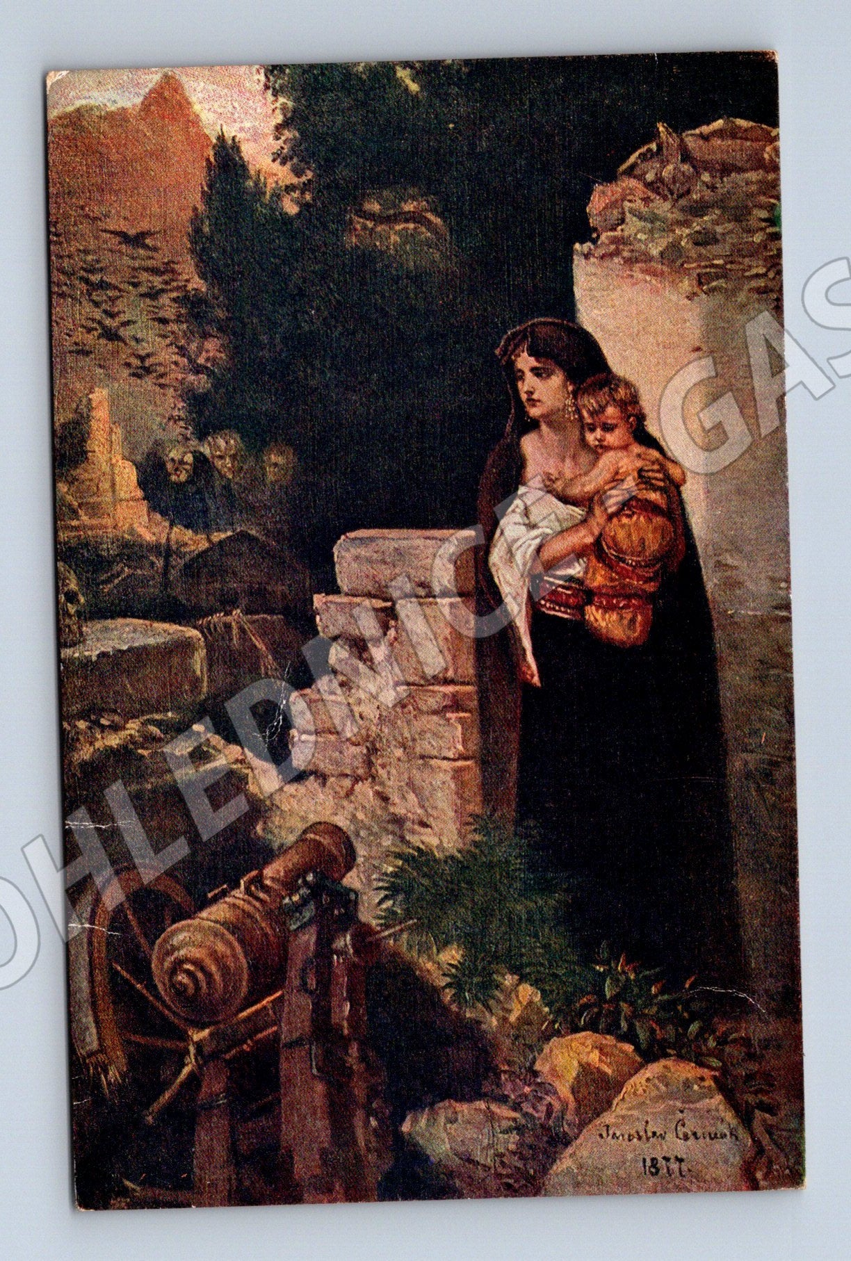 Pohlednice Po vpádu Jaroslav Čermák (M13768)