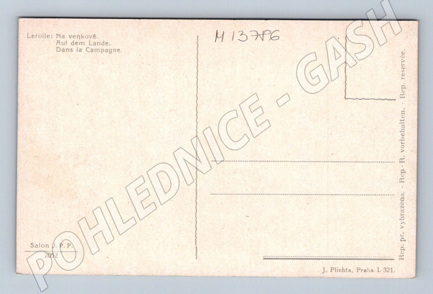 Pohlednice Venkovská idyla pasení ovcí (M13786)