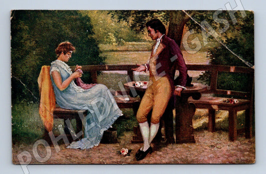 Pohlednice romantický motiv (M13788)