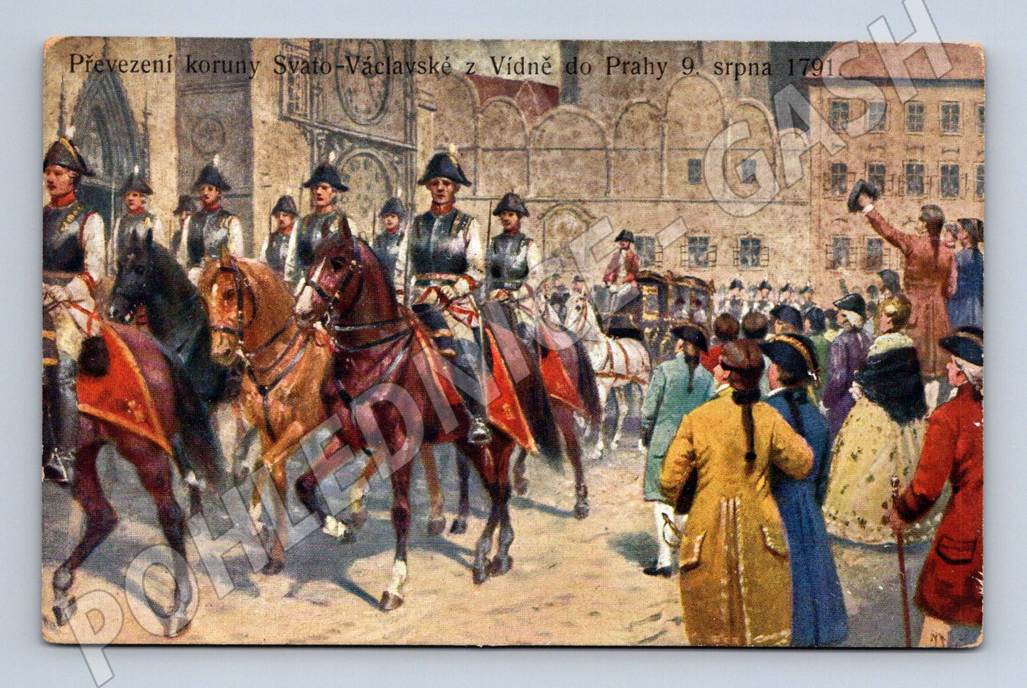Pohlednice Převoz svatováclavské koruny (M13820)