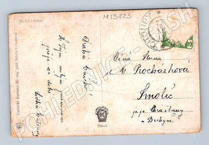 Pohlednice Tichá láska, hrad (M13823)