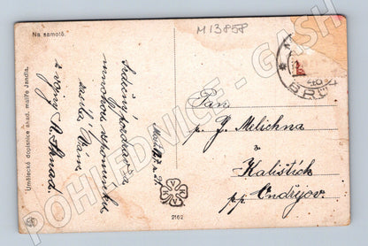 Pohlednice česká krajina samota u řeky (M13858)