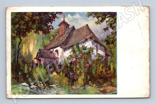 Pohlednice Štramberk Kostelík sv. Kateřiny J. Klevar (M13860)