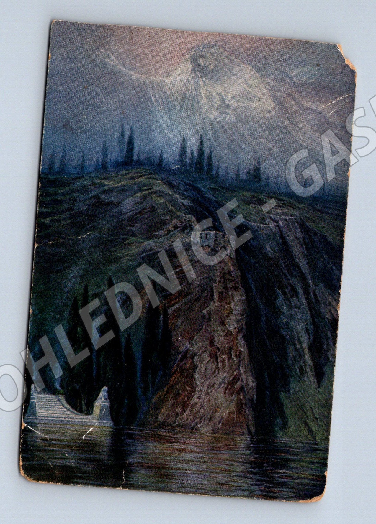 Pohlednice česká krajina zasláno 1917 RU (M13865)
