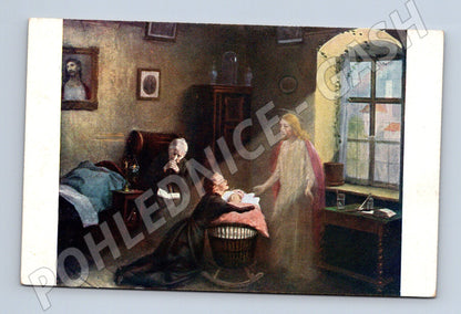 Pohlednice C. Spilter Útěcha J. Plichta Praha (M13900)
