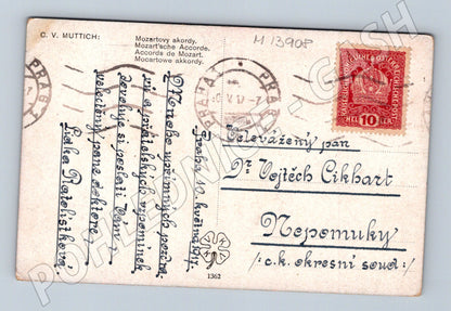 Pohlednice Mozartovy akordy RU 1907 (M13908)