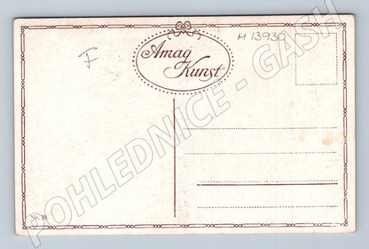 Pohlednice Am Flügel R. Bressler u klavíru (M13930)