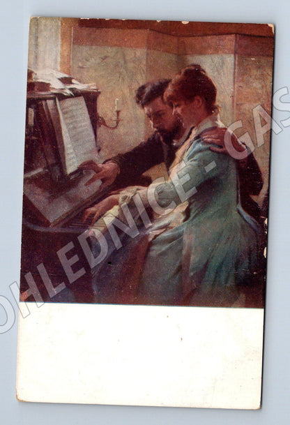 Pohlednice Paul Heckscher – reprodukce malby (M13944)