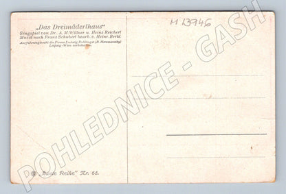 Pohlednice Das Dreimäderlhaus – Schubert, hudební salon (M13946)