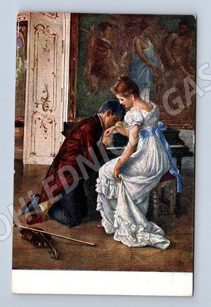 Pohlednice Romantická scéna – Apollon Sofia (M13968)