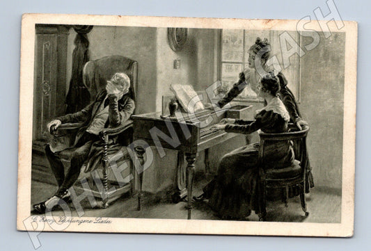 Pohlednice C. Henry – Verklungene Lieder (M13969)